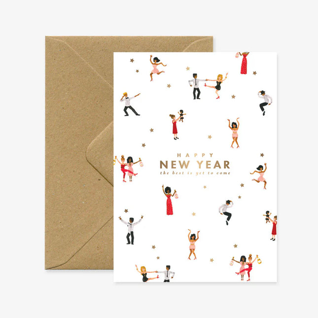 Carte Happy new year Dancer - ATWS