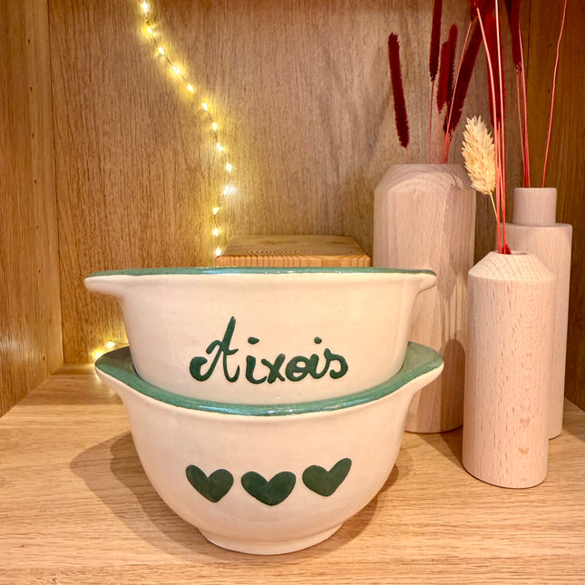 NEW Bol en poterie Aixois (vert)