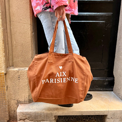 Grand cabas Aix parisienne Caramel
