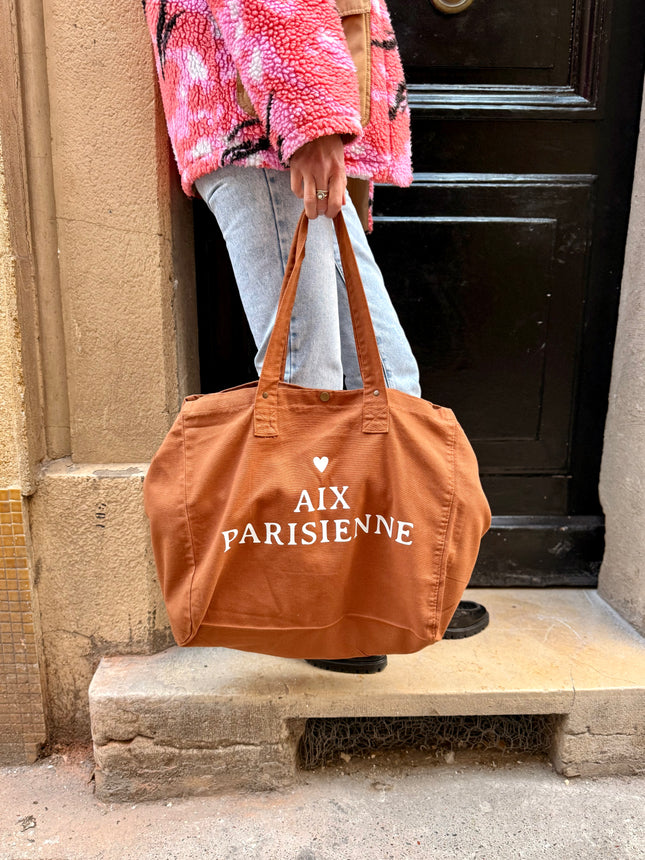 NEW Grand cabas Aix parisienne Caramel