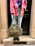 NEW Grand cabas Aix parisienne Vert bouteille