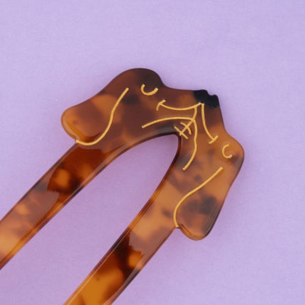 Pic à cheveux Teckel Coucou Suzette