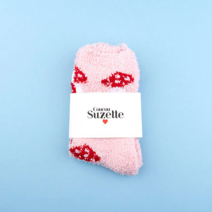 Chaussettes moumoute Champignon