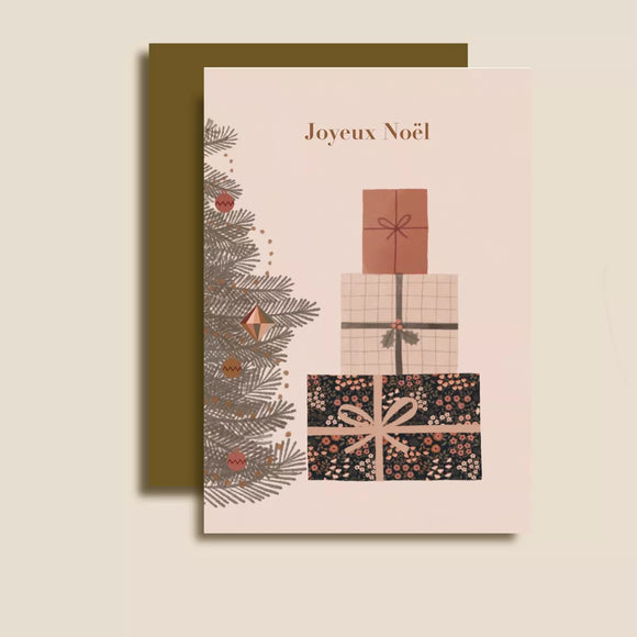 Carte postale Joyeux Noël - Minimel