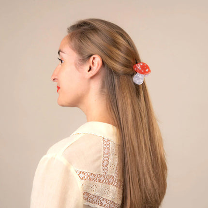 Pince à cheveux champignon