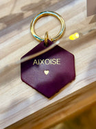 Porte-clés en cuir Aixoise