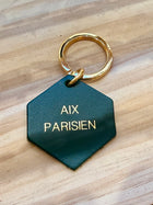 Porte-clés en cuir Aix parisien
