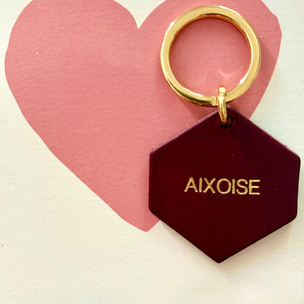 NEW Porte-clés en cuir Aixoise