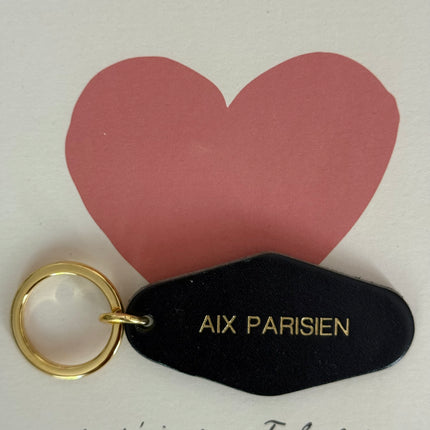 NEW Porte-clés en cuir Aix parisien