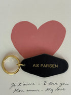NEW Porte-clés en cuir Aix parisien