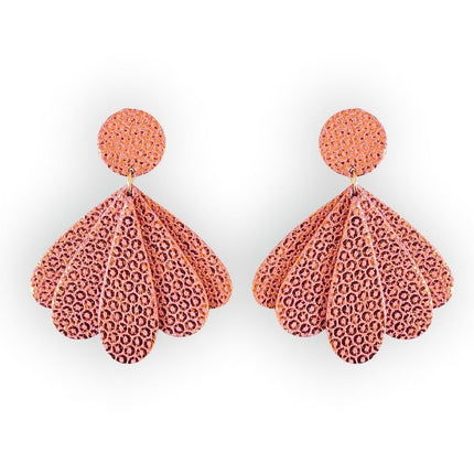 NEW Boucles d’oreilles Jackie Pêche sequins (EXCLU BOUTIQUE)