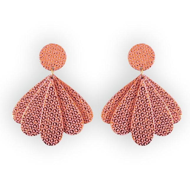NEW Boucles d’oreilles Jackie Pêche sequins (EXCLU BOUTIQUE)