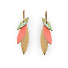 Boucles d’oreilles créoles Josefa Abricot holo