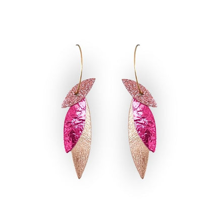 NEW Boucles d’oreilles créoles Josefa Les rosés