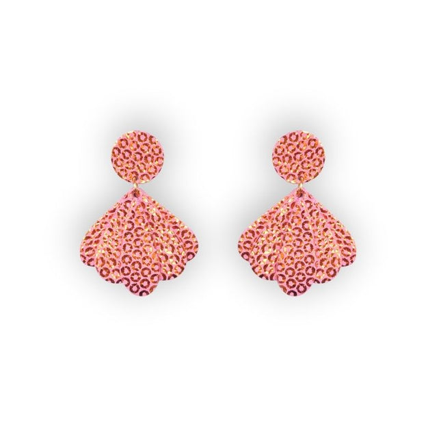 NEW Boucles d’oreilles Mini Jackie Pêche sequin EXCLU BOUTIQUE