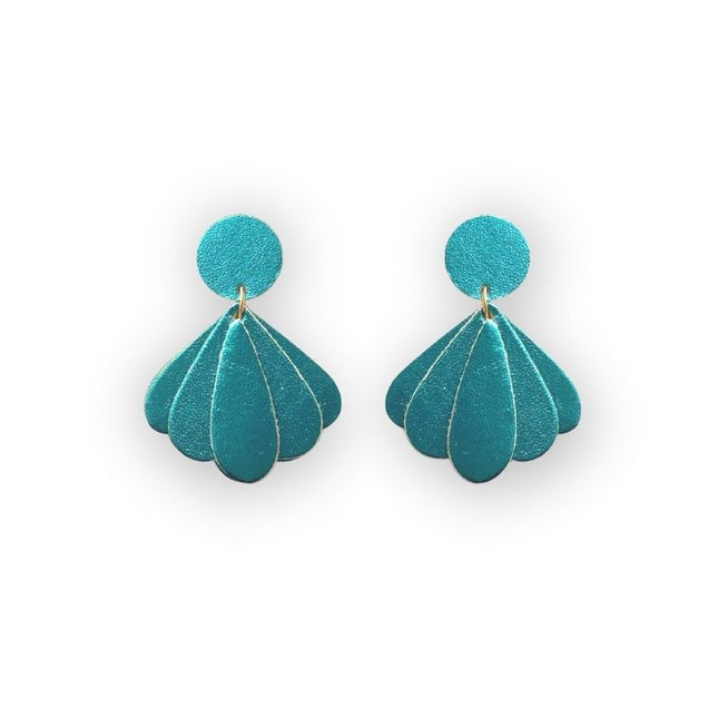 NEW Boucles d’oreilles Mini Jackie Vert paon