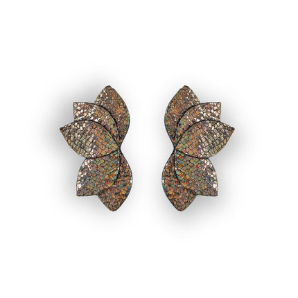 NEW Boucles d’oreilles Odette Carbone irisé EXCLU BOUTIQUE