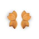 Boucles d’oreilles Odette Orange métallisé