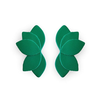 Boucles d’oreilles Odette Vert jungle
