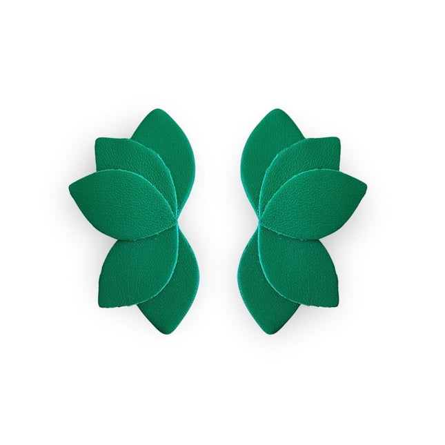 Boucles d’oreilles Odette Vert jungle