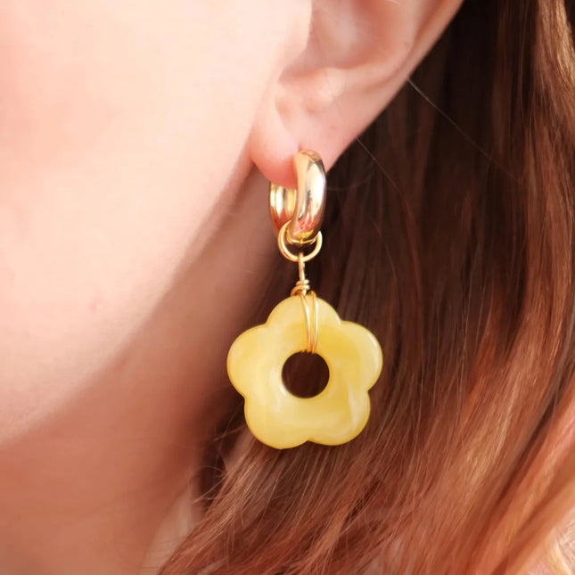 Boucles d’oreilles Ana Jaune