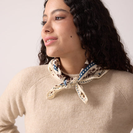 NEW Foulard Indiennes Chocolat (small)