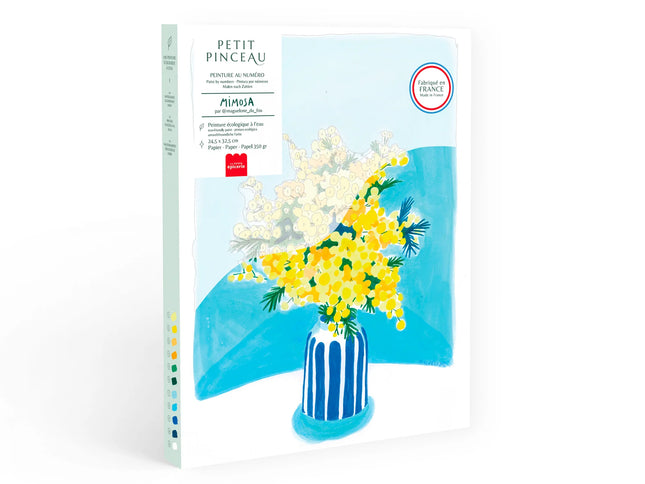 Coffret peinture au numéro - Mimosa