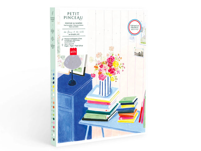 Coffret peinture au numéro - Des fleurs et des récits