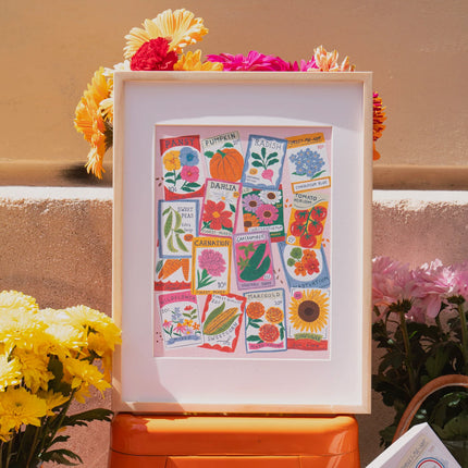 Coffret peinture au numéro - Seed Packets