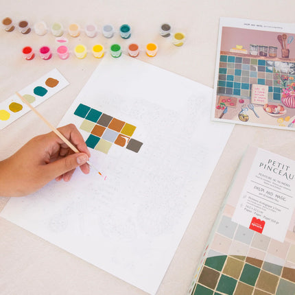 Coffret peinture au numéro - Pasta & Magic