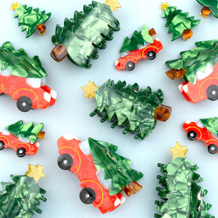 Pince à cheveux Voiture sapin