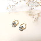 NEW Créoles Fizie Jaspe Dalmacien