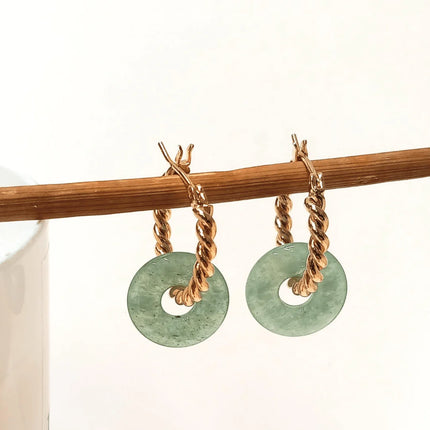 NEW Créoles Fizie Aventurine