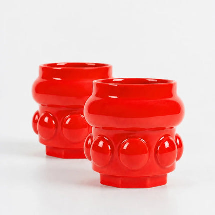Duo de tasses Billy rouge