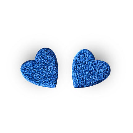 NEW Boucles d’oreilles Venus Bleu roi irisé