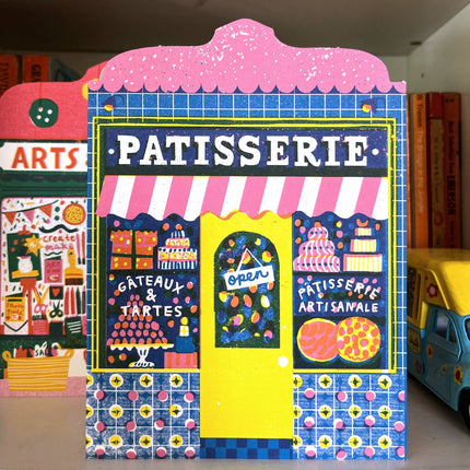 Carte découpée Pâtisserie