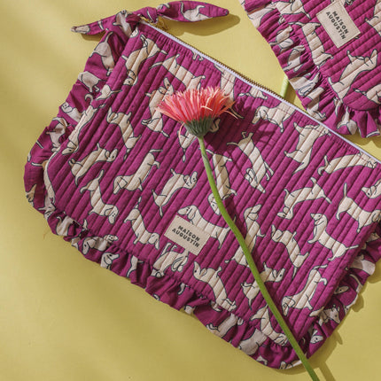 Grande Pochette Teckel Violet