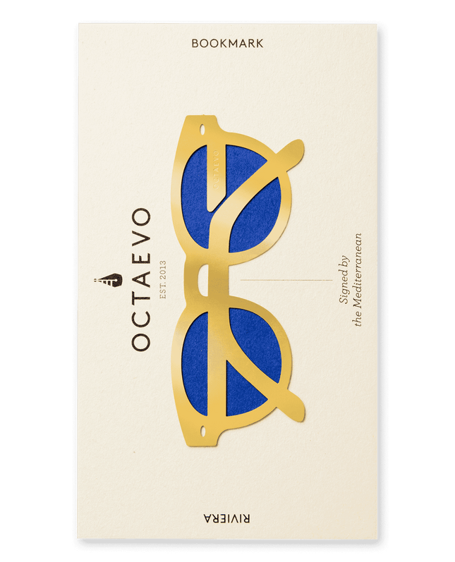 Marque-page en laiton Lunettes