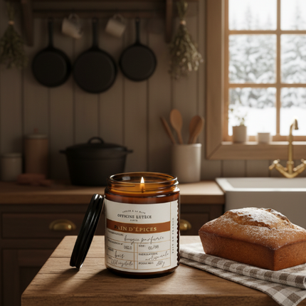 NEW Bougie parfumée Pain d'épices - 200g