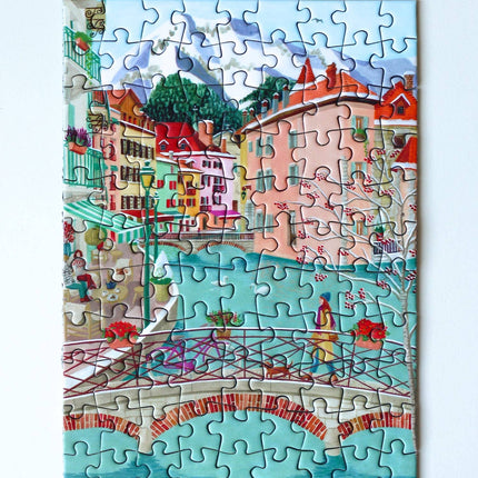 Mini-puzzle 99 pièces French Alps