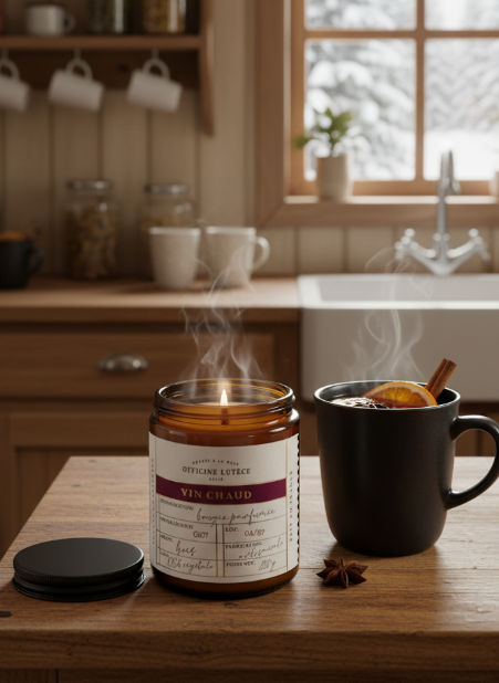 NEW Bougie parfumée Vin Chaud