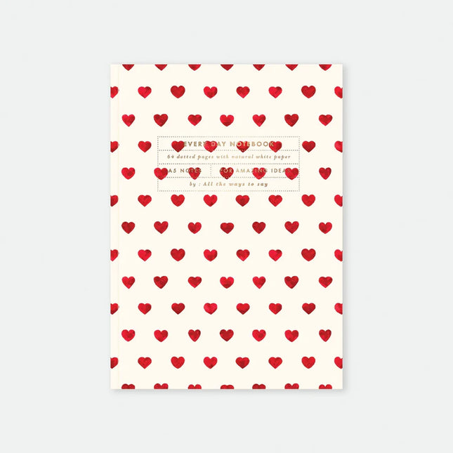 Carnet A5 Coeur