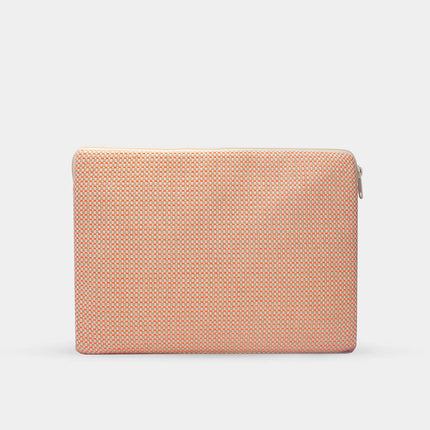 Housse d'ordinateur Tressage corail