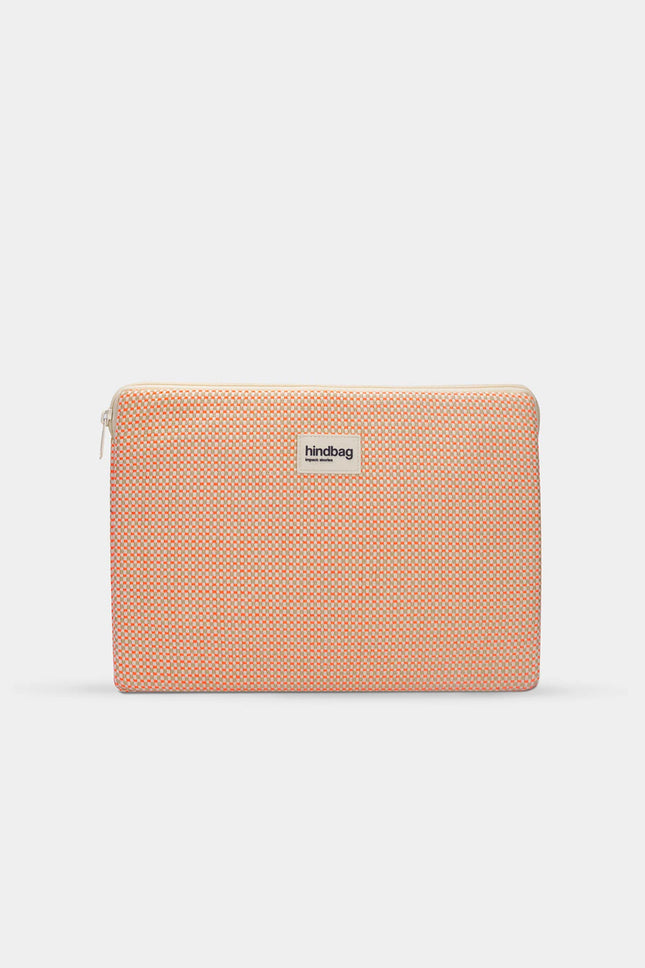 Housse d'ordinateur Tressage corail