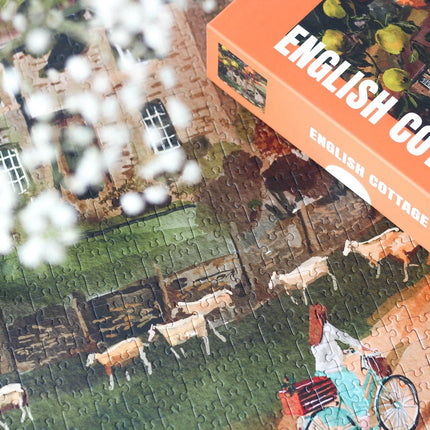 NEW Puzzle cottage anglais - 1000 pièces
