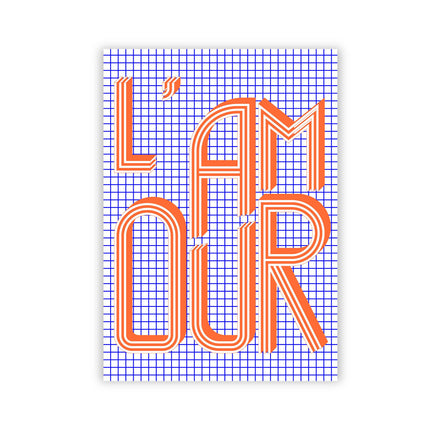 Carnet L'Amour orange