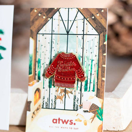 NEW Pin's Pull d'hiver