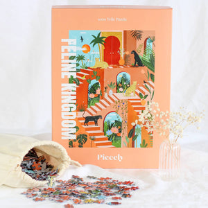 NEW Puzzle Feline Kingdom, 1000 pièces - Piecely