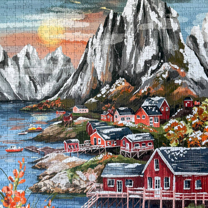 Puzzle Lofoten Norvège - 1000 pièces