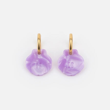 Boucles d'oreilles Baby mermaid Lavande